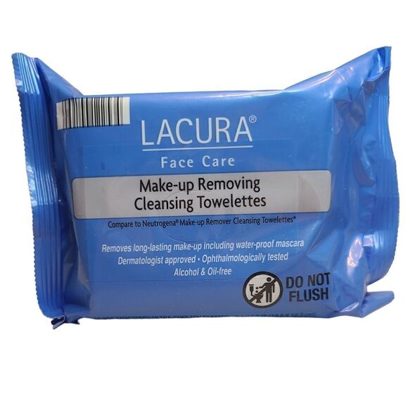 Lacura Make-up removing cleansing towelettes, NEW - Picture 1 of 1